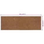 vidaXL Couvre-matelas 80x200 cm fibre de coco