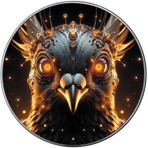 Pièce de monnaie en Argent 1 Dollar g 31.1 (1 oz) Millésime 2025 Cyber Preys PIGEON