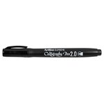 Marqueur supreme calligraphy pen pointe 2 mm coloris noir x 12 artline