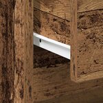 vidaXL Cabinet de chevet avec tiroir Bois ancien 45 x 34 x 44.5 cm