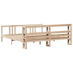 vidaXL Cadre de lit avec tête de lit sans matelas 180x200 cm
