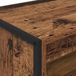 vidaXL Armoires Hautes 2 Pièces Bois Ancien 60 x 36 x 300 cm