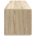 vidaXL Meuble TV mural 98 x 31 x 30 cm Chêne Sonoma Bois d'ingénierie