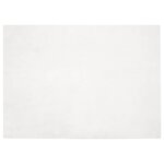 vidaXL Tapis en Fourrure Synthétique de Lapin Olite Blanc 240 x 340 cm