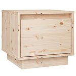 vidaXL Tables de chevet 2 Pièces 35x34x32 cm Bois de pin solide