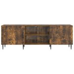 vidaXL Meuble TV 150 x 31 x 50 cm Chêne fumé Bois d'ingénierie