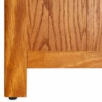 vidaXL Bibliothèque à 5 étagères 45x22x140 cm Bois de chêne massif