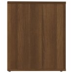 vidaXL Table de chevet Chêne marron 50x39x47 cm