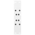 vidaXL Pieds de table basse en forme de A  2 pièces  blanc  38 x (42-43) cm  acier