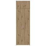 vidaXL Armoire de rangement chêne artisanal 70 x 42 5 x 225 cm