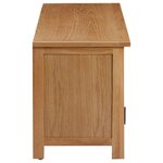 vidaXL Meuble TV 110x35x44 cm Bois de chêne massif