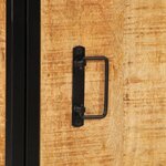 vidaXL Table de chevet 40x30x52 5 cm bois de manguier massif brut