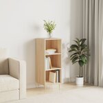 vidaXL Buffet chêne sonoma 34 5x32 5x90 cm bois d'ingénierie