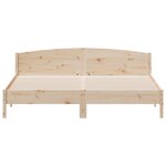 vidaXL Cadre de lit sans matelas 200x200 cm bois massif de pin