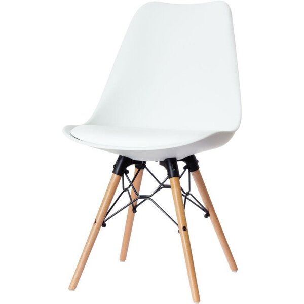 Lot de 2 chaises dogewood hêtre blanc