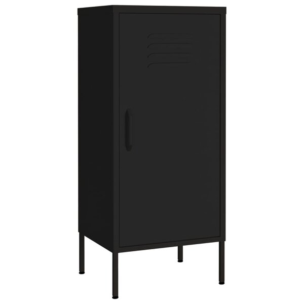 vidaXL Armoire de rangement Noir 42 5x35x101 5 cm Acier