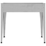 vidaXL Jardinières 2 Pièces Acier galvanisé