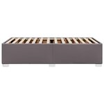 vidaXL Cadre de lit sans matelas gris 90x200 cm similicuir