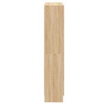 vidaXL Bibliothèque Chêne sonoma 82 5x30 5x150 cm Bois d’ingénierie