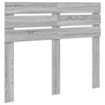 vidaXL Tête de lit Gris Sonoma 135 cm Bois d'ingénierie