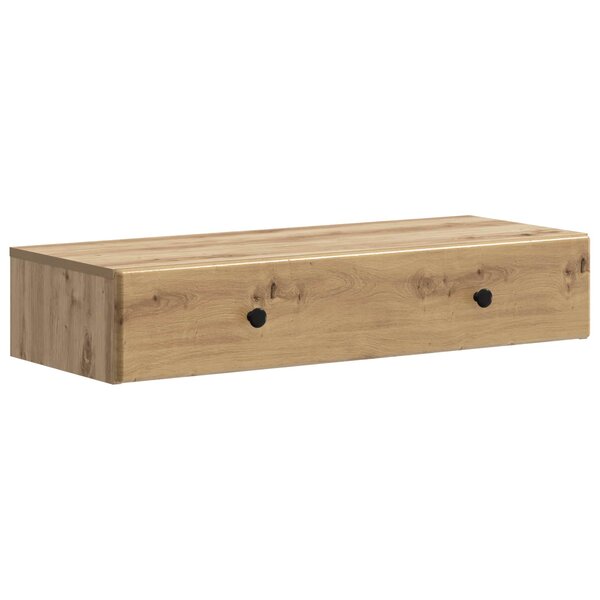 vidaXL Table d'appoint murale 87 5 x 34 5 x 17 cm Bois d'ingénierie