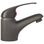 vidaXL Mitigeur de lavabo Gris 13x10 cm