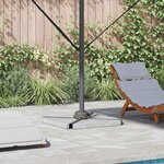 vidaXL Pied de parasol Argent 23 x 14 x 6 cm