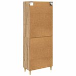 vidaXL Haut Armoire avec tiroir Chêne artisanal 69 5 x 32 5 x 180 cm