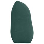vidaXL Coussin de Dos Vert foncé 100 x 24 x 50 cm Velours