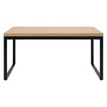 Table 160x90 cm chene - noir