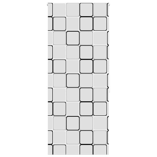 vidaXL Store enrouleur de douche 100x240 cm largeur du tissu 96 cm