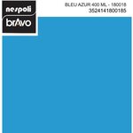 Aérosol peinture professionnelle bleu azur 400 ml  nespoli