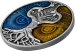 Pièce de monnaie en Argent 5 Dollars g 62.2 (2 oz) Millésime 2024 MYSTERY TREE