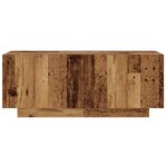 vidaXL Meuble TV vieux bois 100x35x40 cm bois d'ingénierie