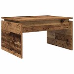 vidaXL Table basse vieux bois 68x50x38 cm bois d'ingénierie