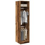 vidaXL Garde-robe vieux bois 50x50x200 cm bois d'ingénierie
