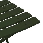 vidaXL Chaise de jardin pliante Pliant 2 Pièces Vert 42 x 46 x 82cm Acier