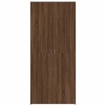 vidaXL Cabinet à chaussures avec étagère Marron 80 x 35.5 x 180 cm