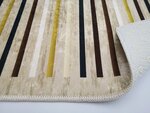 Tapis de salon à rayures 200 x 290 cm - Beige