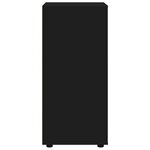 vidaXL Armoire de rangement Noir 40 x 48 x 105 cm Bois d'ingénierie