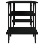 vidaXL Meuble TV noir 102x35x45 5 cm bois d'ingénierie