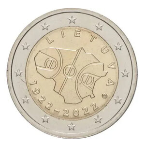2 euros commémorative Lituanie 2022 - 100 ans du Basket-Ball.