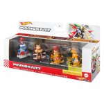 Hot wheels - mario kart  - pack de 4 vehicules mario kart - mini-véhicules