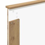 vidaXL Tête de lit Chêne artisanal 75 cm Bois d'ingénierie