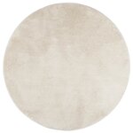 vidaXL Tapis OVIEDO à poils courts beige Ø 160 cm
