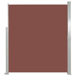 vidaXL Auvent latéral rétractable 140 x 300 cm Marron