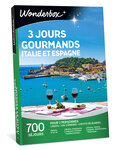 Coffret cadeau - wonderbox - 3 jours gourmands italie et espagne