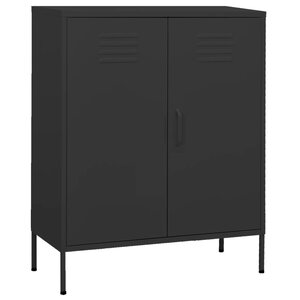 vidaXL Armoire de rangement Anthracite 80x35x101 5 cm Acier