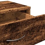 vidaXL Armoire à roulettes vieux bois 46x36x59 cm bois d'ingénierie