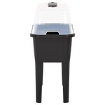 vidaXL Parterre surélevé 77x38 7x82 cm PP